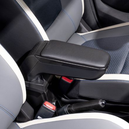 RATI ARMSTER S accoudoir FIAT PUNTO 2015-2018 interrupteur de chauffage des sièges sur la console centrale [noir,cuir végétalien]